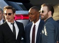 Robert Downey Jr., Anthony Mackie and Chris Evans