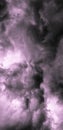 Ominous clouds over Kentucky-Nature abstract photography with purple color filter