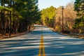 Robert E Lee Boulevard in Stone Mountain Park, Georgia, USA Royalty Free Stock Photo