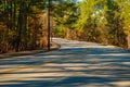 Robert E Lee Boulevard in Stone Mountain Park, Georgia, USA Royalty Free Stock Photo