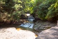 Old Mill Falls, Robert H Treman State Park, New York Royalty Free Stock Photo