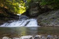 Old Mill Falls, Robert E Treman State Park, New York Royalty Free Stock Photo