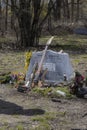 Robert Johnson grave marker in Greenwood, MS.