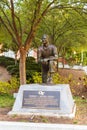 Robert L Bobby Dodd statue at Georgia Tech, Bobby Dodd is a member of the College Football Hall of Fame Royalty Free Stock Photo