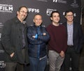 Robert Smigel, Gilbert Gottfried, Owen Suskind, and Stephen Colbert