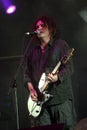 Robert Smith of The Cure during the concert Royalty Free Stock Photo