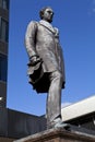 Robert Stephenson Statue at Euston Station Royalty Free Stock Photo