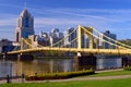 The Roberto Clemente Bridge Pittsburgh Pennsylvania