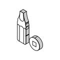 robertson screwdriver bit isometric icon vector illustration Royalty Free Stock Photo