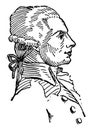 Robespierre vintage illustration