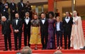 Robin Campillo, Yorgos Lanthimos, Pawel Pawlikowski, Alice Rohrwacher, Enki Bilal, Maimouna NDiaye, Kelly Reichardt, Alejandro Royalty Free Stock Photo