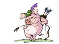 Robin hood pig