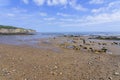 Robin Hoods Bay beach in North Yorkshire Royalty Free Stock Photo