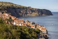 Robin Hoods Bay View from cliffs Royalty Free Stock Photo