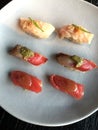Sushi Omakase Plate Royalty Free Stock Photo