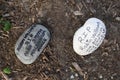 Loving memorials to Robin Williams outside the Mrs Doubtfire house, 1. Royalty Free Stock Photo