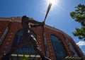 Robin Yount Statue at Miller Park Royalty Free Stock Photo
