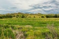Site of the Former Carter P. Johnson Lake and Dam at Fort Robinson State Park in Northwestern Nebraska. Royalty Free Stock Photo