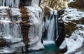 Robinson Falls, near Hocking Hills, Ohio Royalty Free Stock Photo