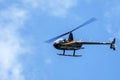 The Robinson R44 light utility helicopter Royalty Free Stock Photo