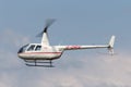 Robinson R-44 Raven II light four seat helicopter G-DRIV. Royalty Free Stock Photo