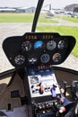 Robinson R44 - Instrument Panel Royalty Free Stock Photo