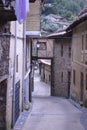 Robledillo de Gata detail typical stone houses in Extremadura, Spain