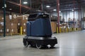 robot with advanced safety features, including fall detection and emergency shutoff in case of accident