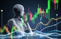 Robot analyze stock market big data