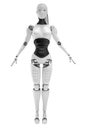 Robot android women Royalty Free Stock Photo