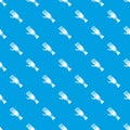 Robot arm pattern vector seamless blue Royalty Free Stock Photo