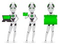 Robot with artificial intelligence, female bot Royalty Free Stock Photo