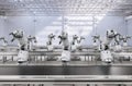 Robot assembly line Royalty Free Stock Photo