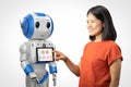 Robot assistant concept Royalty Free Stock Photo