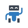 Robot assistants icon