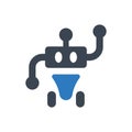 Robot assistants icon