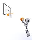 Robot Basketball player