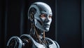 Robot, artificial intelligence. Royalty Free Stock Photo