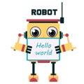 Robot character design Royalty Free Stock Photo
