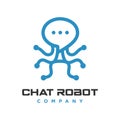 Robot chat logo