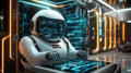 Robot Coder Royalty Free Stock Photo