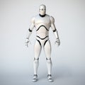 Robot 3d rendering, isolated illustration