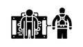 Robot Data Analysis, AI Powered Insights and Automated Reporting, vector design Generative AI Royalty Free Stock Photo