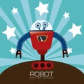 Robot design Royalty Free Stock Photo