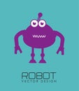 Robot design Royalty Free Stock Photo