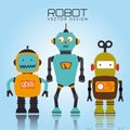 Robot design Royalty Free Stock Photo