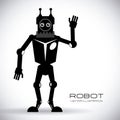 Robot design Royalty Free Stock Photo