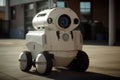 A Robot Designed For Surveillance And Security, With Advanced Detection And Response Capabilities. Generative AI