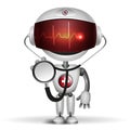 Robot Doctor with stethoscope