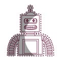 Robot electric toy icon